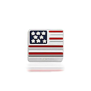 Pandora Patriotic American Flag Charm image