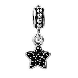 Pandora Pave Star Black Crystal Charm image