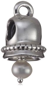 Pandora Pearl Bell Charm image