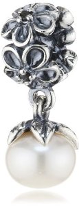 Pandora Pearl Cubic Zirconia Dangle Charm