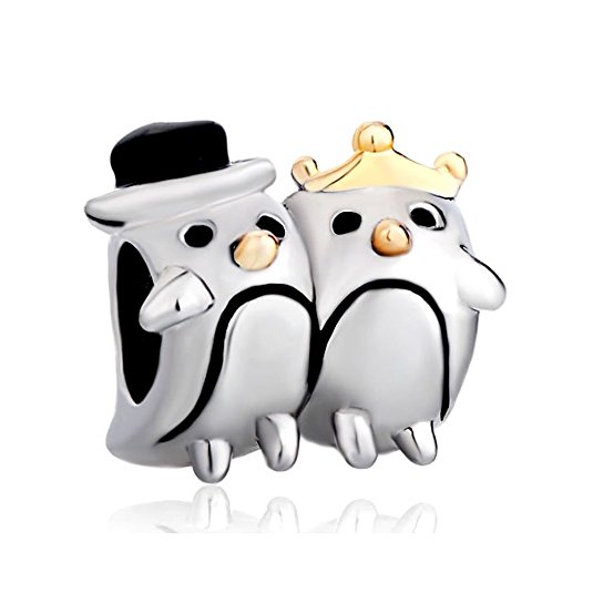 Pandora Penguin Couple Charm image