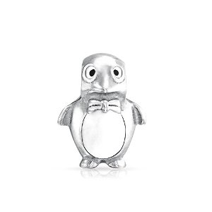 Pandora Penguin Oval Enamel Belly Charm image