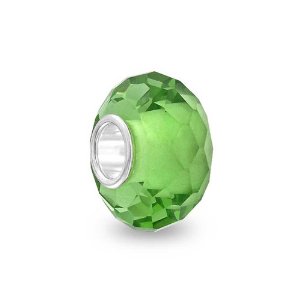 Pandora Peridot August Birthstone Faceted Charm image