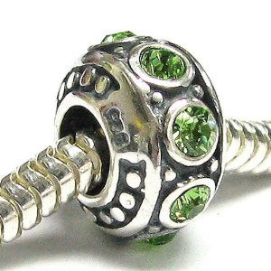 Pandora Peridot CZ August Birthstone Charm image