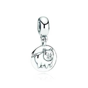 Pandora Pig Face Charm