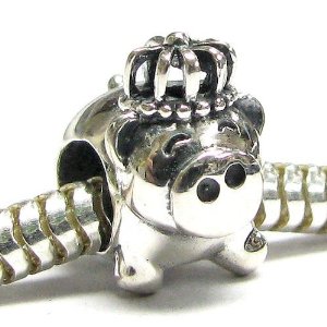 Pandora Pig King With Crown Charm image