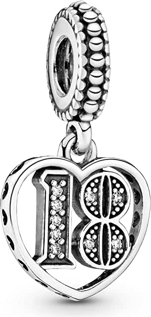 Pandora Pink 18th Birthday Charm image