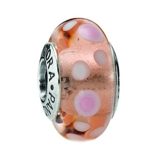 Pandora Pink Bubbles Murano Glass Charm