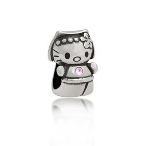 Pandora Pink CZ Cool Kitty Charm image