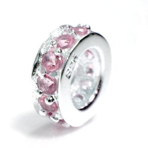 Pandora Pink CZ October Birthstone Charm