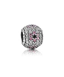 Pandora Pink CZ Silver Charm image