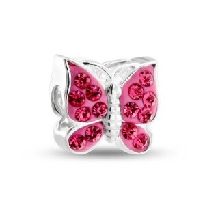Pandora Pink Crystal Butterfly Charm image