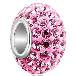 Pandora Pink Crystal Rhinestone Charm