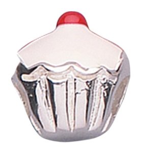 Pandora Pink Icing Cupcake Charm image