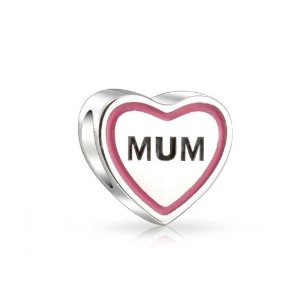 Pandora Pink Mum Heart Charm