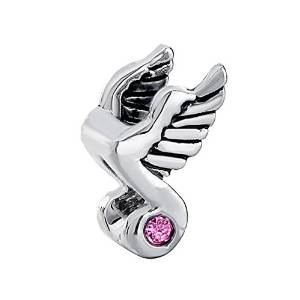 Pandora Pink Musical Note Charm image