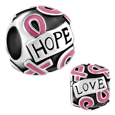 Pandora Pink Ribbon Of Hope Charm