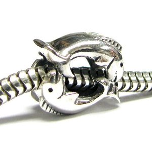 Pandora Pisces Zodiac Twin Fish Charm