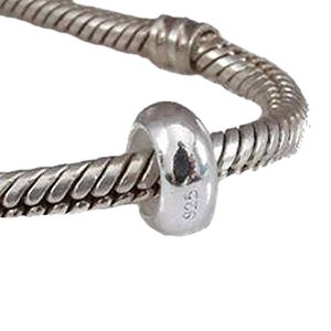 Pandora Plain Stopper Silver Charm image