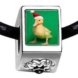 Pandora Pleasing Duck Swarovski Crystal Charm image