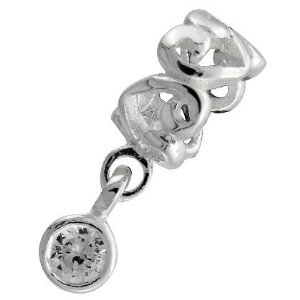 Pandora Pretty Dangly CZ Charm