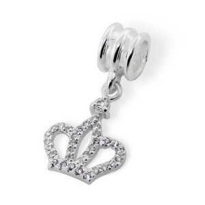 Pandora Princess Crown Crystals CZ Charm image