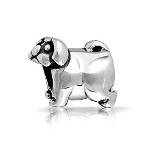 Pandora Pug Puppy Dog Charm image