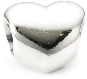 Pandora Pure Silver Heart Bead Charm image