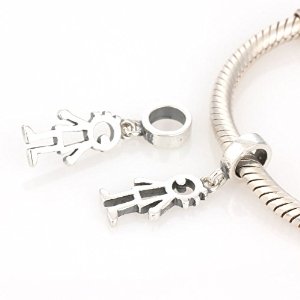 Pandora Pure Solid Dangle Symbol Boy Charm