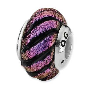 Pandora Purple Crystal Swirls Clip Charm image