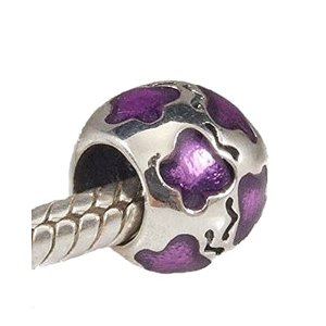 Pandora Purple Enamel Butterfly Charm image