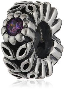 Pandora Purple Stones Spacer Charm