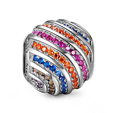 Pandora Rainbow Stripes Charm image