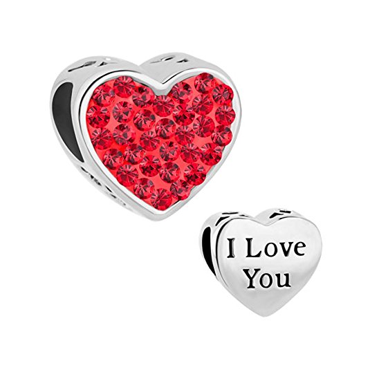 Pandora Red Heart Love Charm