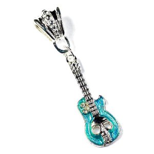 Pandora Rhinestone Electric Guitar Charm