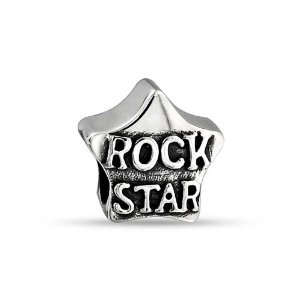 Pandora Rock Star Message Charm