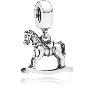 Pandora Rocking Horse Pendant Silver Bead Charm image