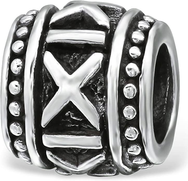 Pandora Roman 10 Number Cross Charm image