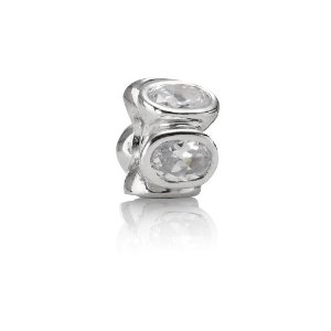 Pandora Round Clear CZ Charm