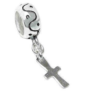 Pandora Round Dangle Cross Charm image