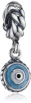 Pandora Round Evil Eye Dangle Charm