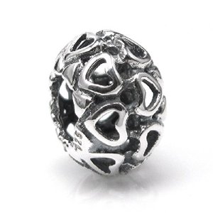 Pandora Round Hearts Infinity Love Charm image