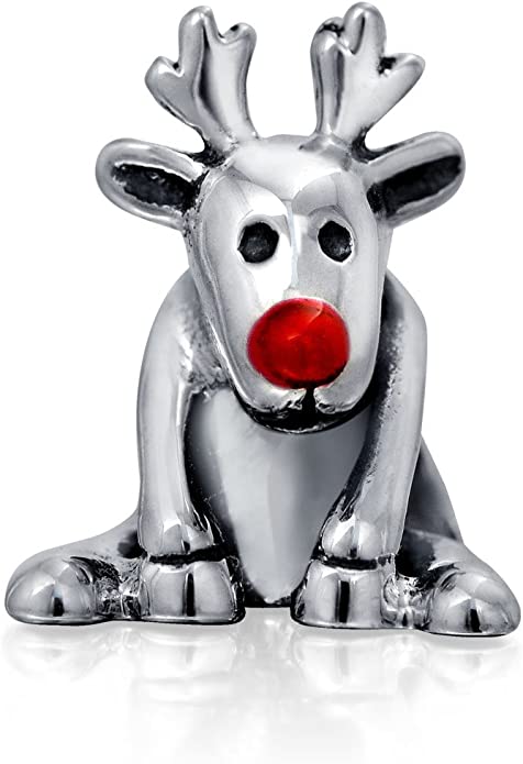 Pandora Rudolph Red Nose Reindeer Charm image