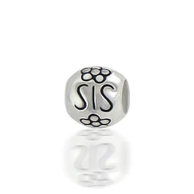 Pandora SIS Barrel Flower Sterling Silver Charm image