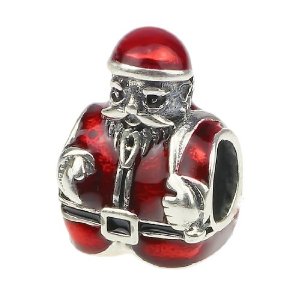 Pandora Santa Clause Enamel Red Charm