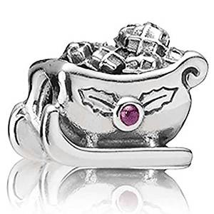 Pandora Santas Sleigh With Gift Charm