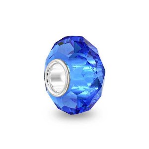 Pandora Sapphire Faceted Crystal Glass Charm