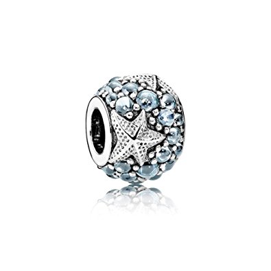 Pandora Sea Star Turquoise Synthetic Spinel Charm