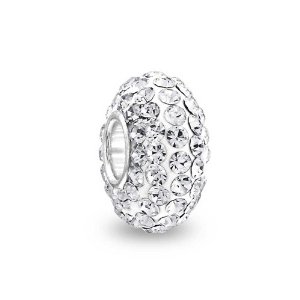 Pandora Shamballa White Crystal Charm image