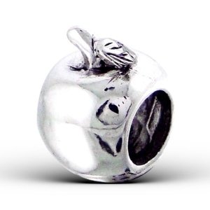 Pandora Silver Apple Fruit Charm image